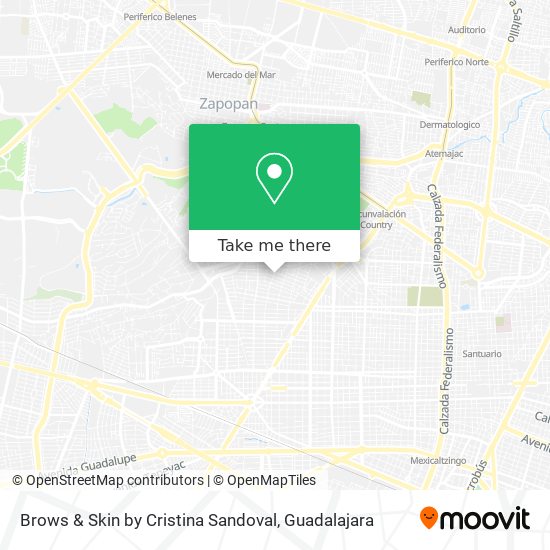 Mapa de Brows & Skin by Cristina Sandoval
