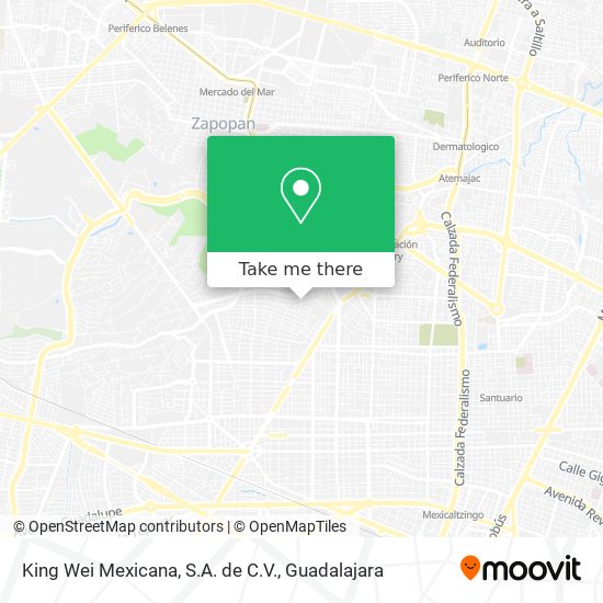 King Wei Mexicana, S.A. de C.V. map