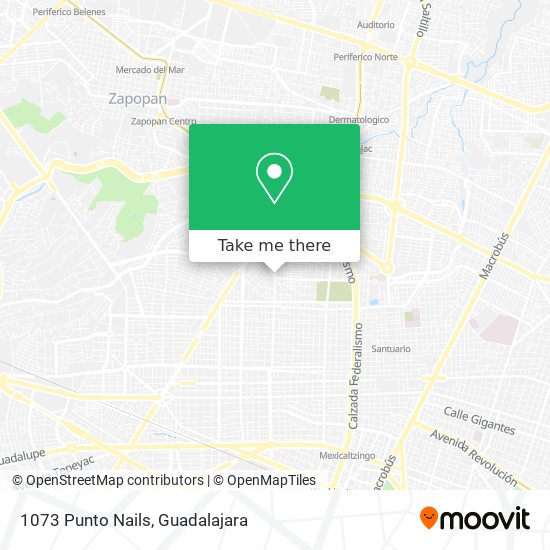 Mapa de 1073 Punto Nails