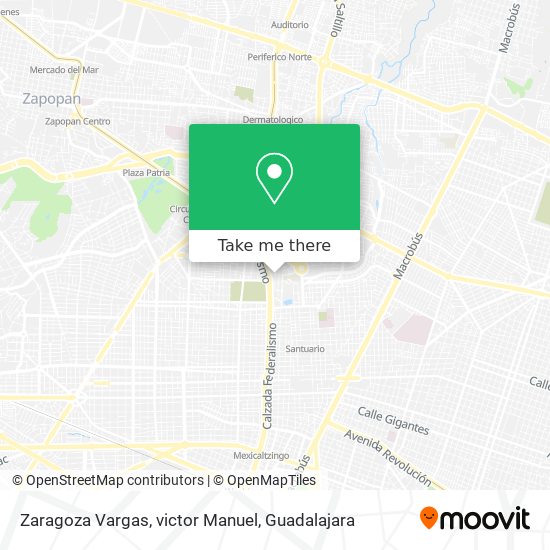 Zaragoza Vargas, victor Manuel map