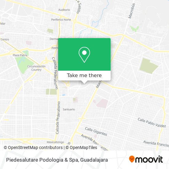 Mapa de Piedesalutare Podologia & Spa
