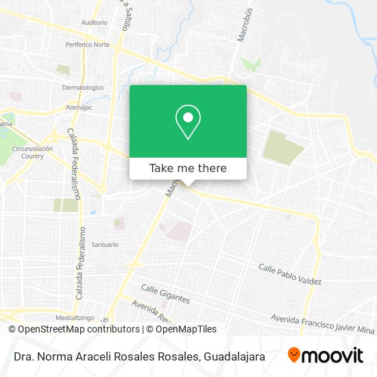 Dra. Norma Araceli Rosales Rosales map