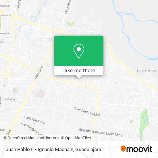 Mapa de Juan Pablo II - Ignacio Machain