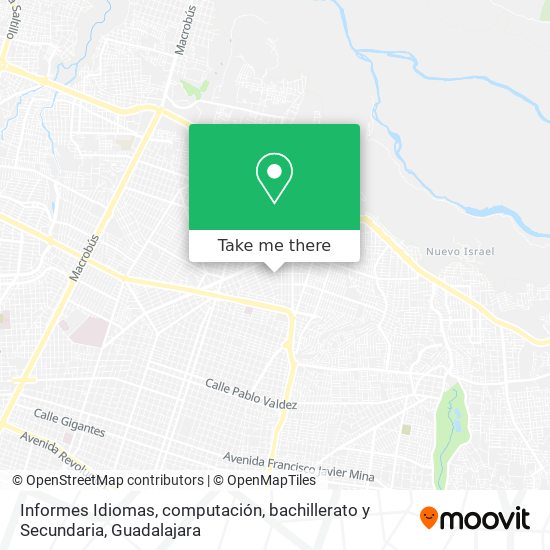 Mapa de Informes Idiomas, computación, bachillerato y Secundaria