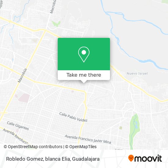 Mapa de Robledo Gomez, blanca Elia
