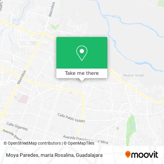 Moya Paredes, maría Rosalina map