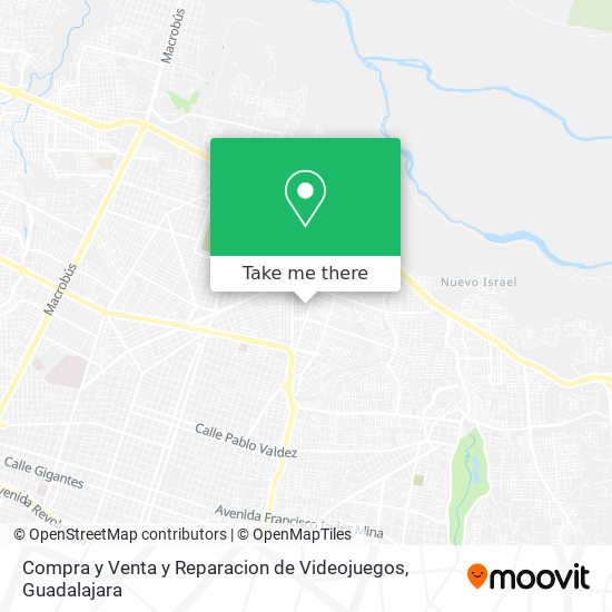 Mapa de Compra y Venta y Reparacion de Videojuegos