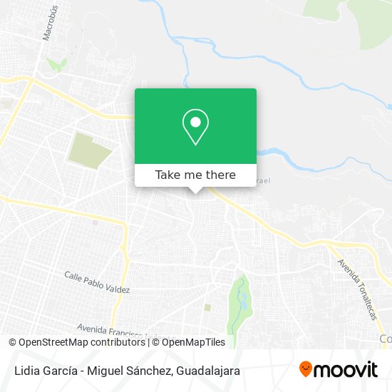 Lidia García - Miguel Sánchez map