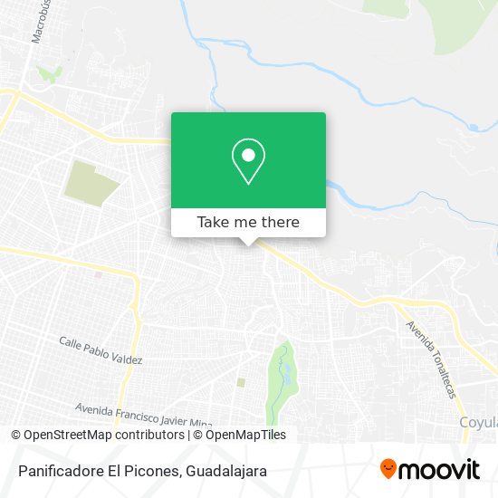 Panificadore El Picones map