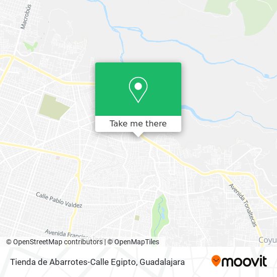 Tienda de Abarrotes-Calle Egipto map