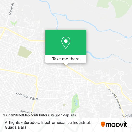 Mapa de Artlights - Surtidora Electromecanica Industrial
