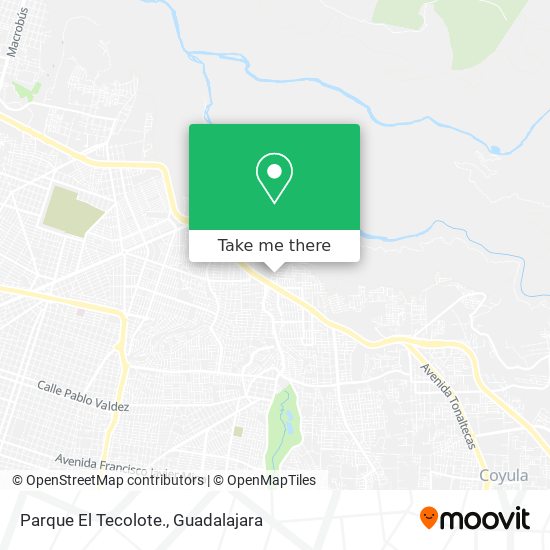 Parque El Tecolote. map