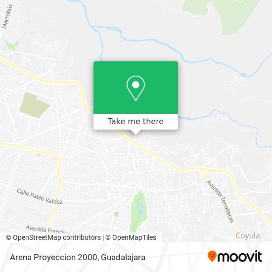 Arena Proyeccion 2000 map