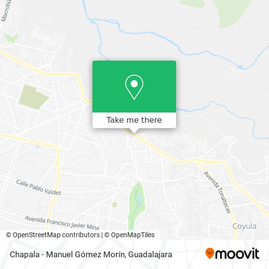 Mapa de Chapala - Manuel Gómez Morín