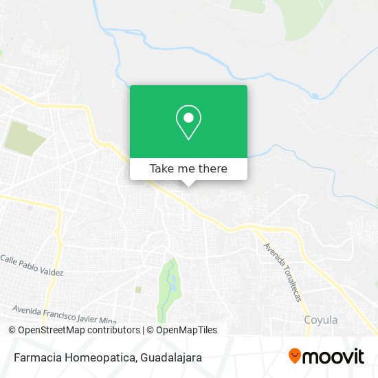 Mapa de Farmacia Homeopatica