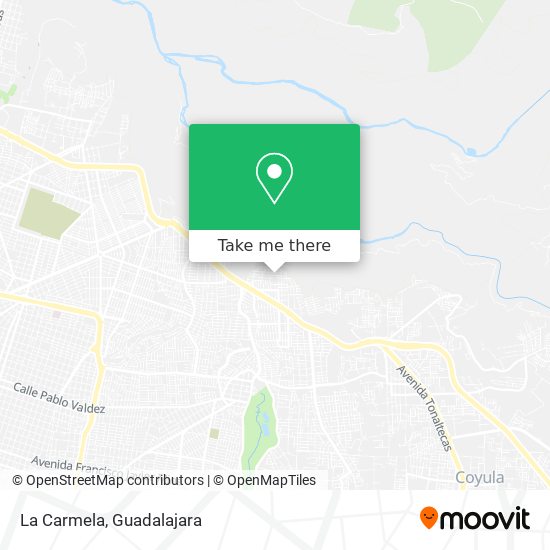 Mapa de La Carmela