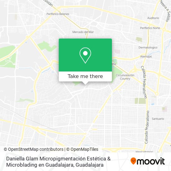 Daniella Glam Micropigmentación Estética & Microblading en Guadalajara map