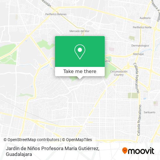 Jardín de Niños Profesora María Gutiérrez map