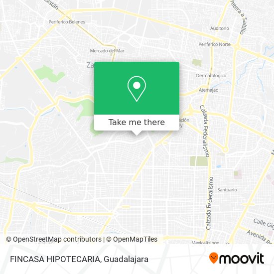 Mapa de FINCASA HIPOTECARIA