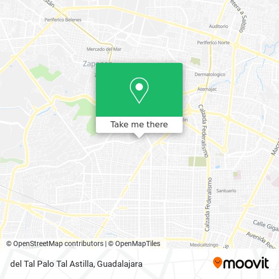 del Tal Palo Tal Astilla map