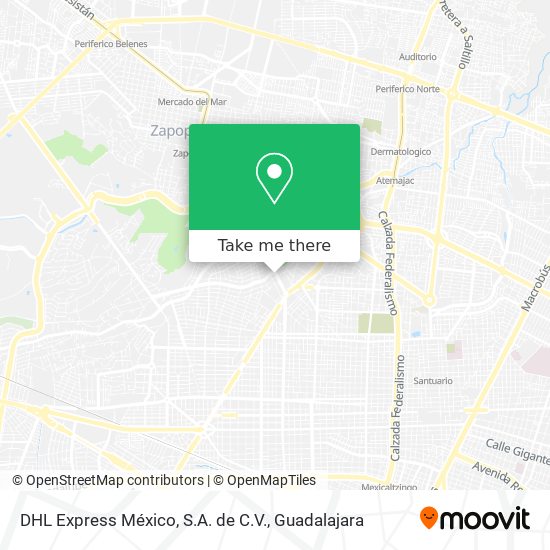 DHL Express México, S.A. de C.V. map