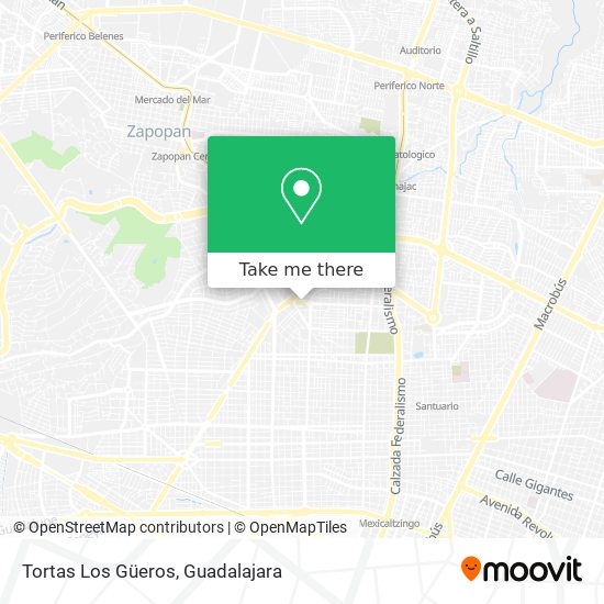 Tortas Los Güeros map