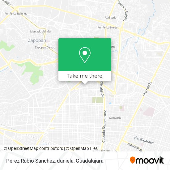 Pérez Rubio Sánchez, daniela map