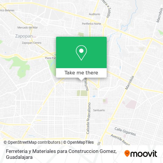 Ferreteria y Materiales para Construccion Gomez map