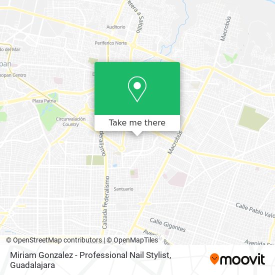 Mapa de Miriam Gonzalez - Professional Nail Stylist