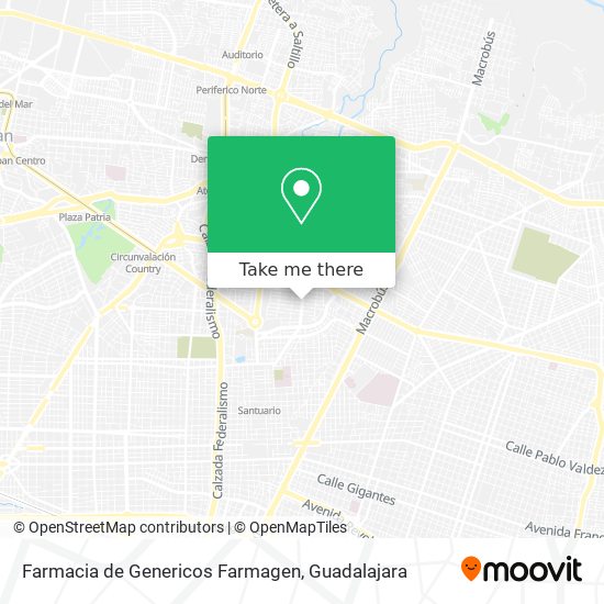 Farmacia de Genericos Farmagen map