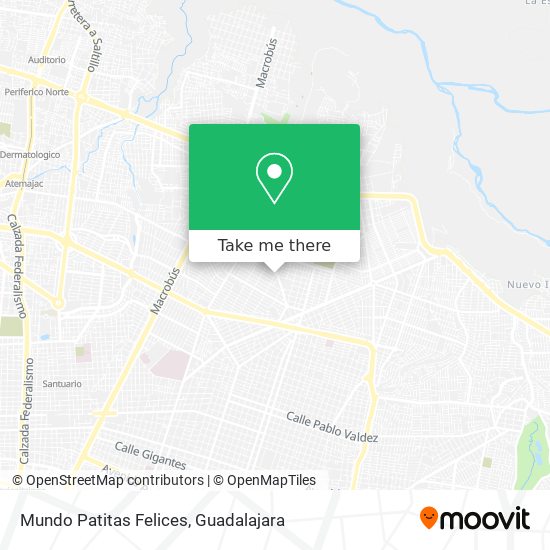 Mundo Patitas Felices map