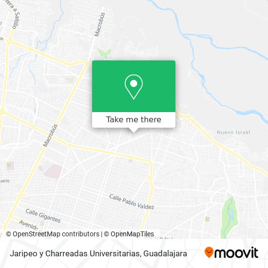 Mapa de Jaripeo y Charreadas Universitarias