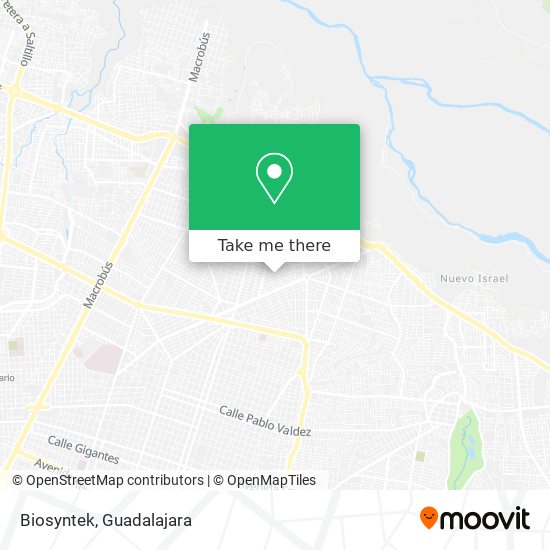 Mapa de Biosyntek