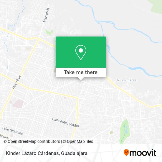 Mapa de Kinder Lázaro Cárdenas
