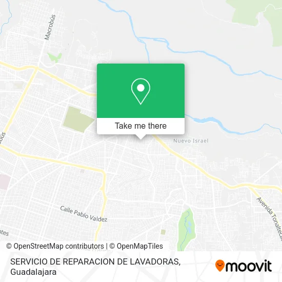 SERVICIO DE REPARACION DE LAVADORAS map