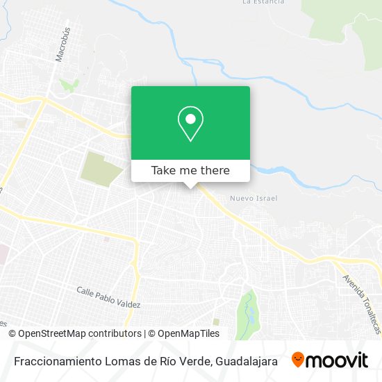 Mapa de Fraccionamiento Lomas de Río Verde