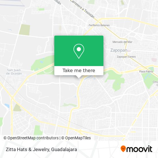 Zitta Hats & Jewelry map