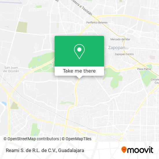Reami S. de R.L. de C.V. map