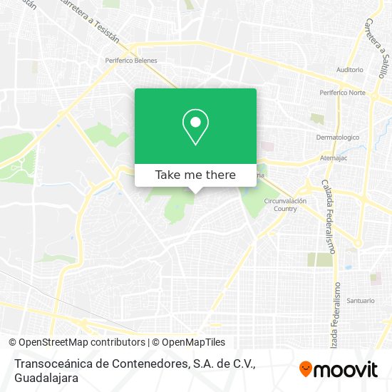 Transoceánica de Contenedores, S.A. de C.V. map