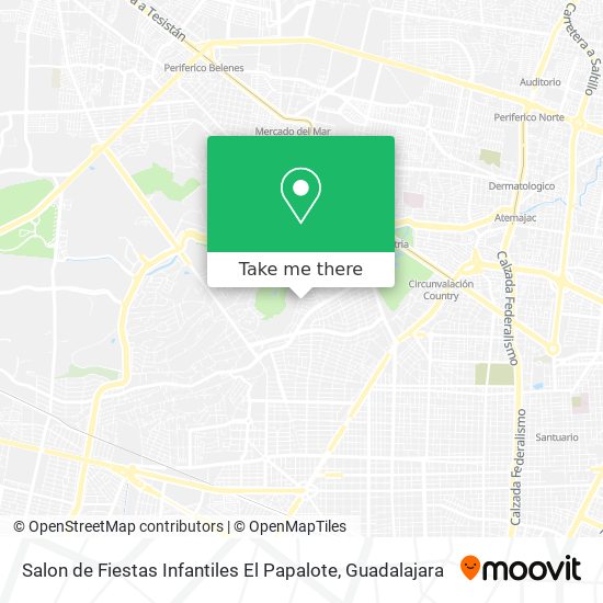 Salon de Fiestas Infantiles El Papalote map