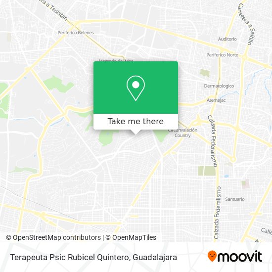 Terapeuta Psic Rubicel Quintero map