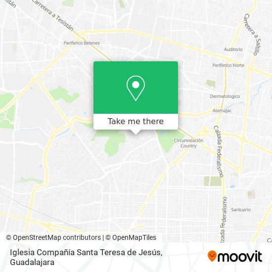 Iglesia Compañía Santa Teresa de Jesús map