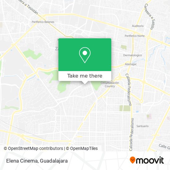 Elena Cinema map