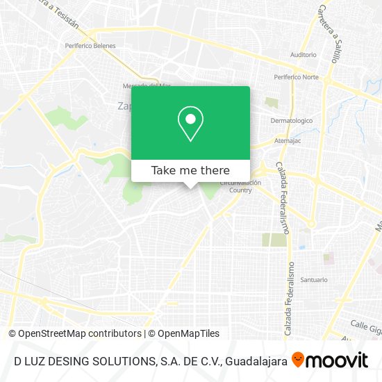 D LUZ DESING SOLUTIONS, S.A. DE C.V. map