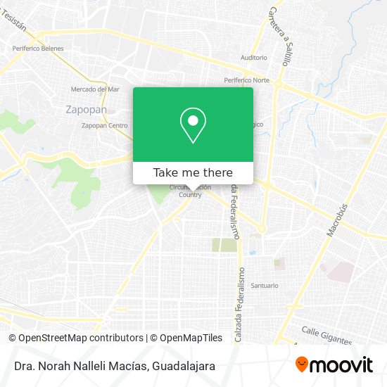 Mapa de Dra. Norah Nalleli Macías