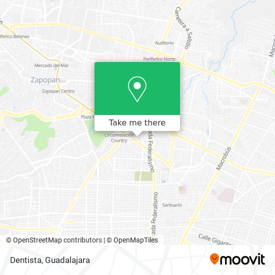 Mapa de Dentista