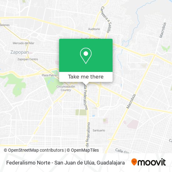 Federalismo Norte - San Juan de Ulúa map