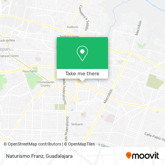 Mapa de Naturismo Franz