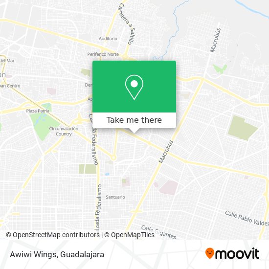 Awiwi Wings map