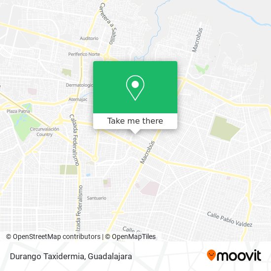 Durango Taxidermia map